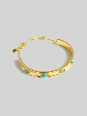 Madewell Stone Collection Green Apophyllite Cuff Bracelet